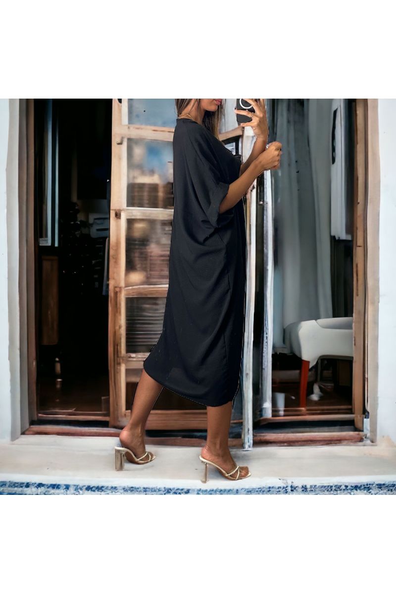 Robe noir torsadé  - 3