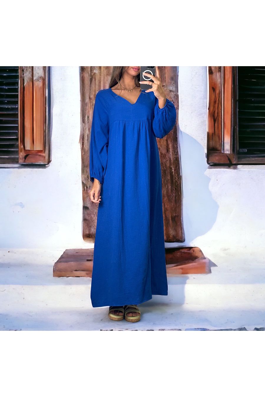 long royal dress - 1