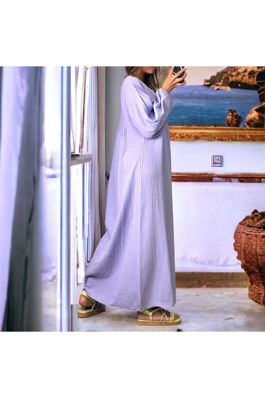 Longue robe lila - 2