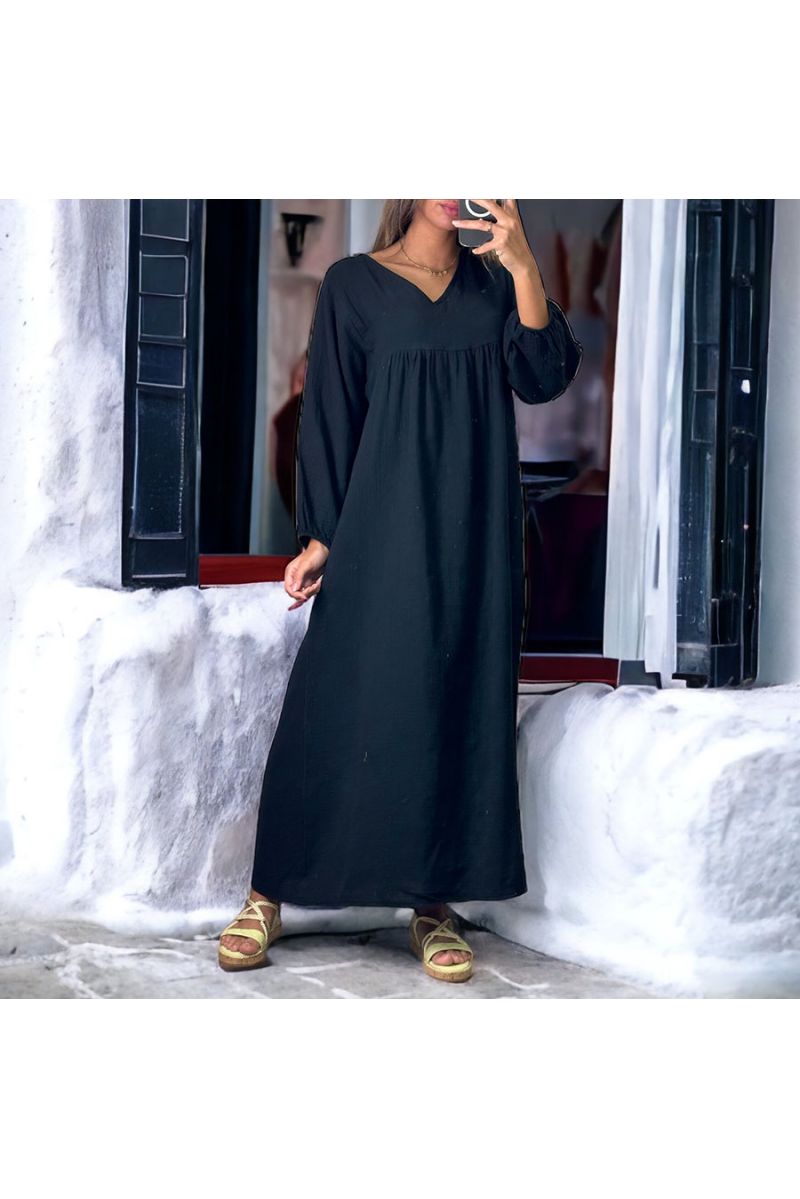 Long black dress - 1 Long black dress - 1