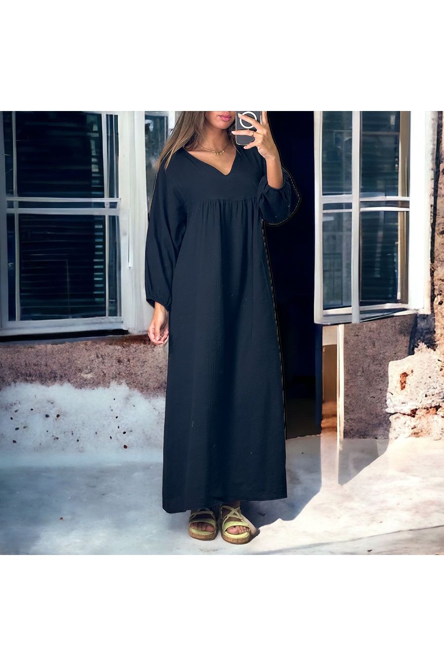 Long black dress - 2