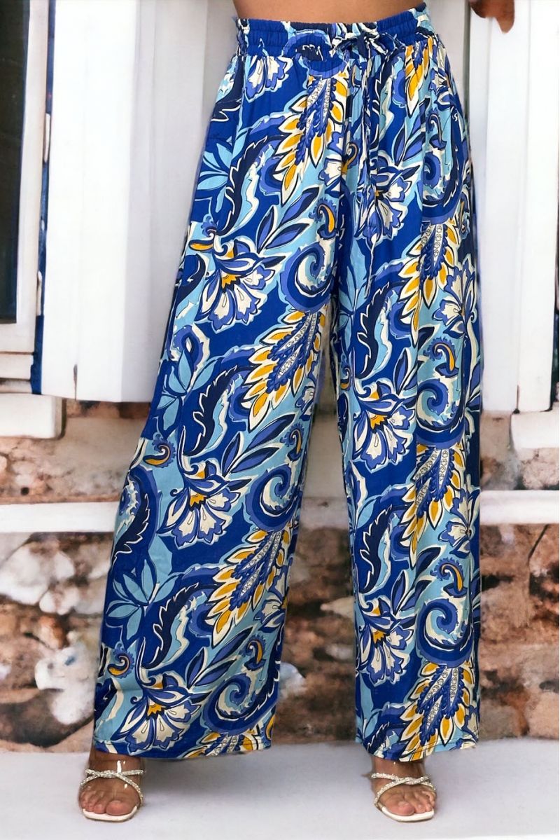 Pantalon palazzo royal imprimé - 2