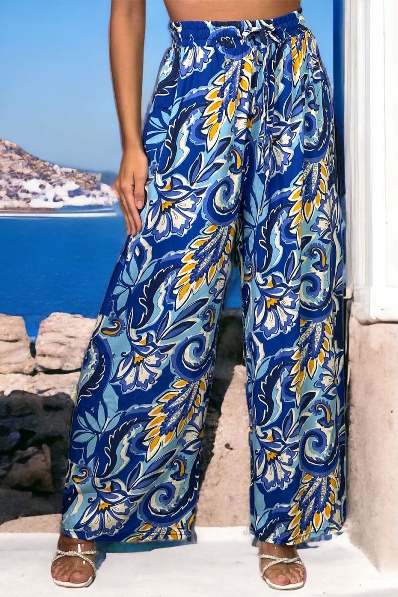 Pantalon palazzo royal imprimé - 3