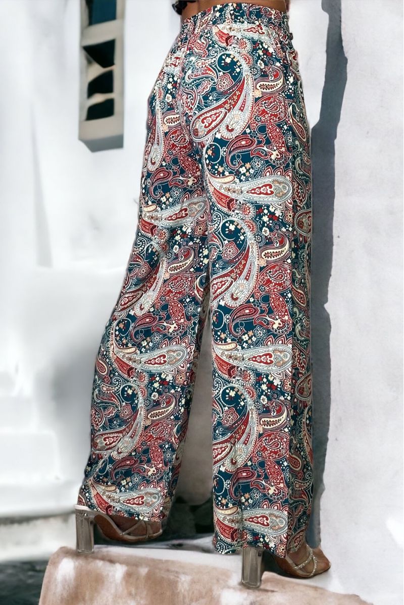 Pantalon palazzo ample canard - 1