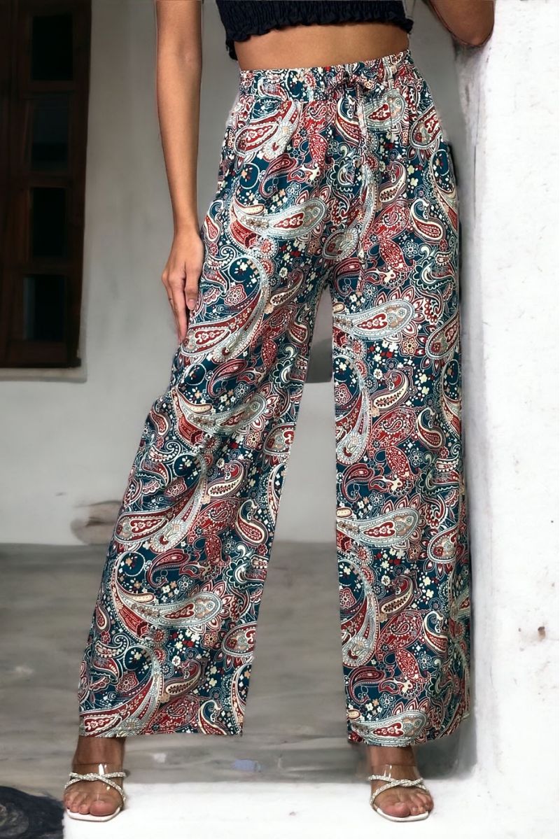 Pantalon palazzo ample canard - 3