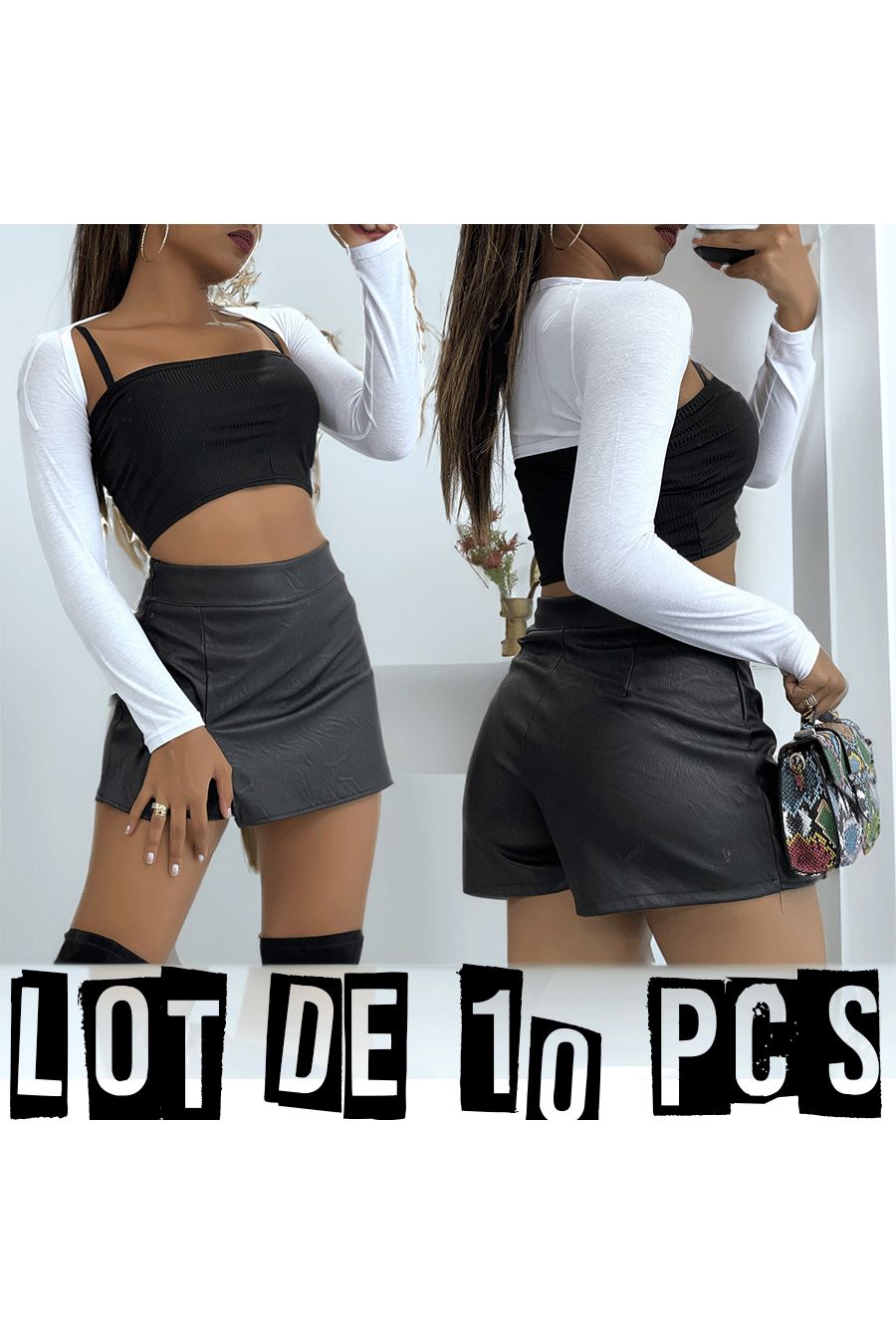 Set van 10 zeer modieuze en voordelige bolero's voor dames. Modekleding voor dames - 1