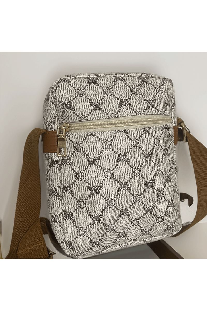 Pochette beige à motif  - 2