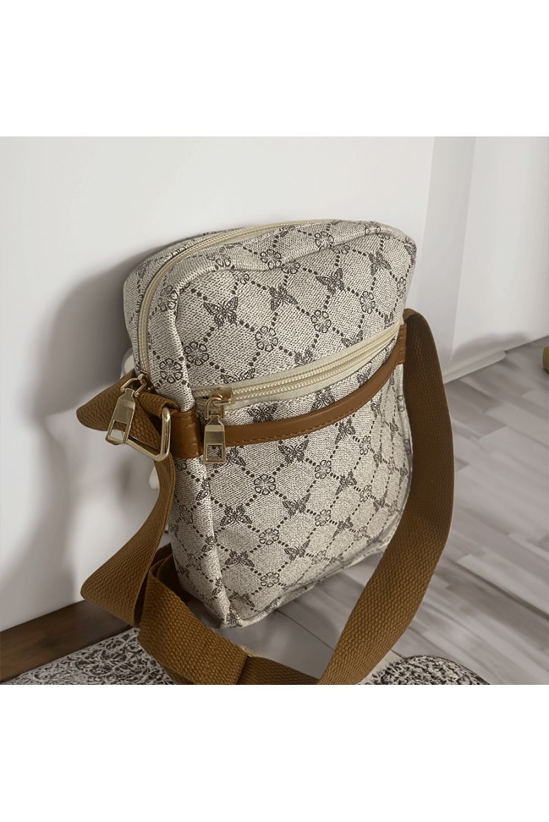 Patterned beige pouch - 5