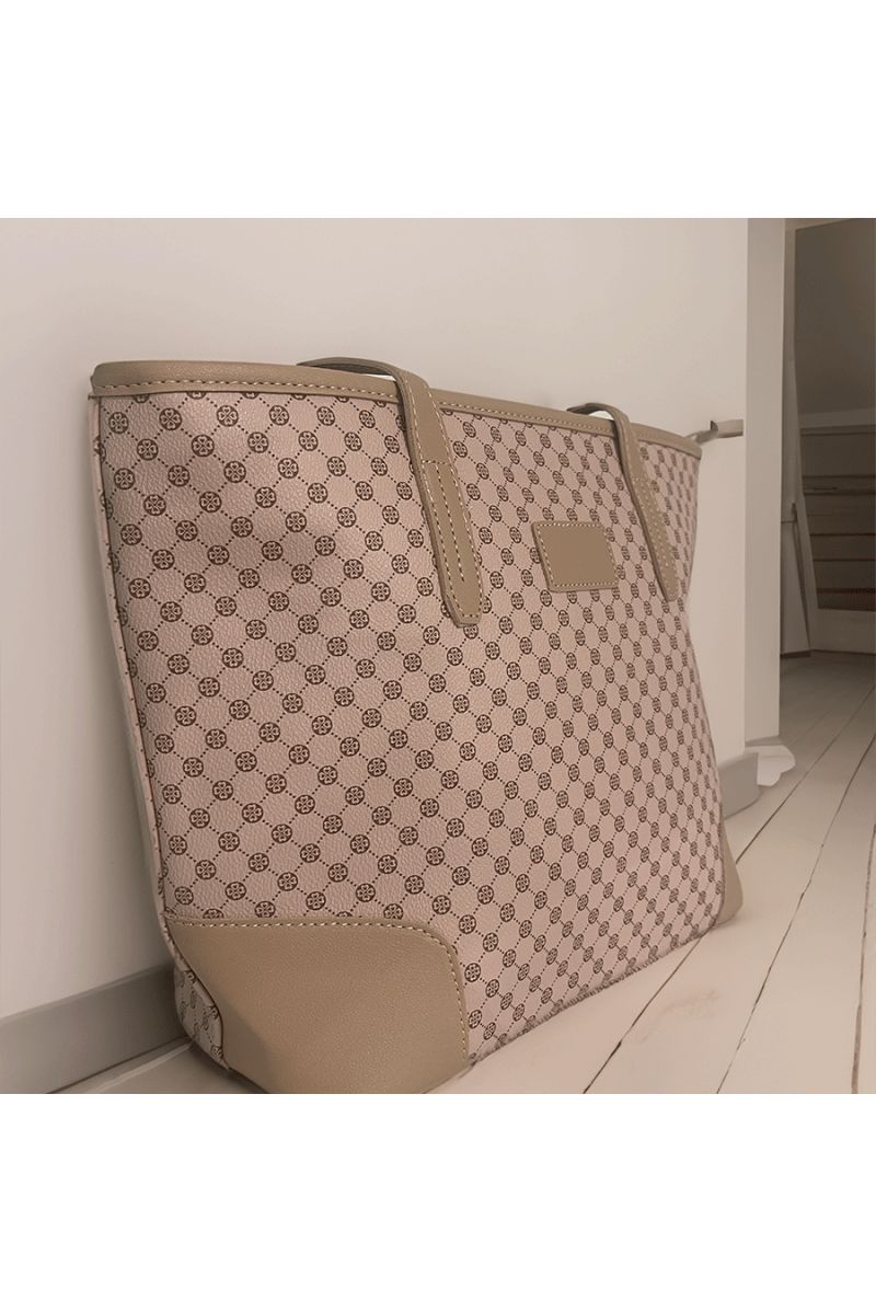 Roze handtas met patroon - 3 Roze handtas met patroon - 3