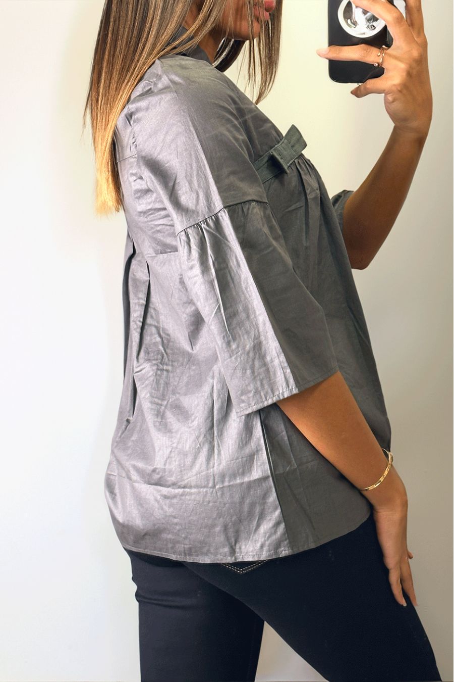 Lot de 79 Blouse grise en S/M et M/L - 4