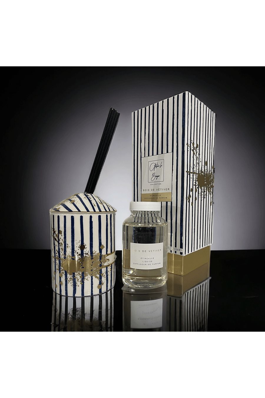 Etincelle geurverspreider Vetiver hout Atelier de kaars - 1