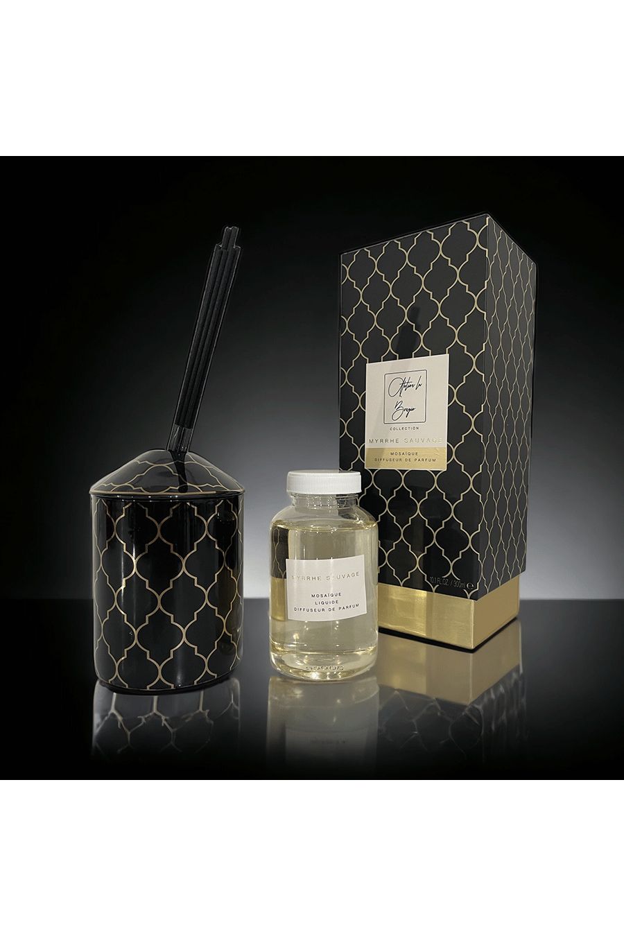 Wilde Mirre Mozaïek Geurverspreider Atelier la Bougie - 1