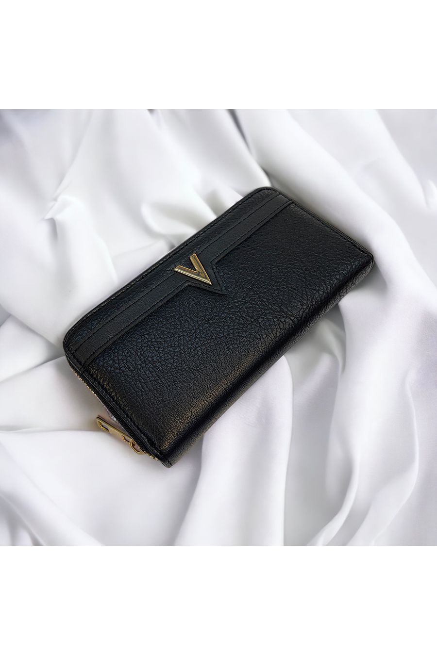 Porte feuille V Noir - 1
