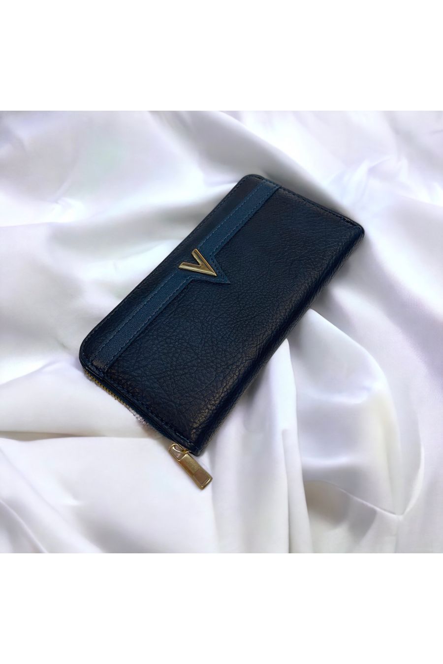 Gedessineerde zwarte handtas - 1