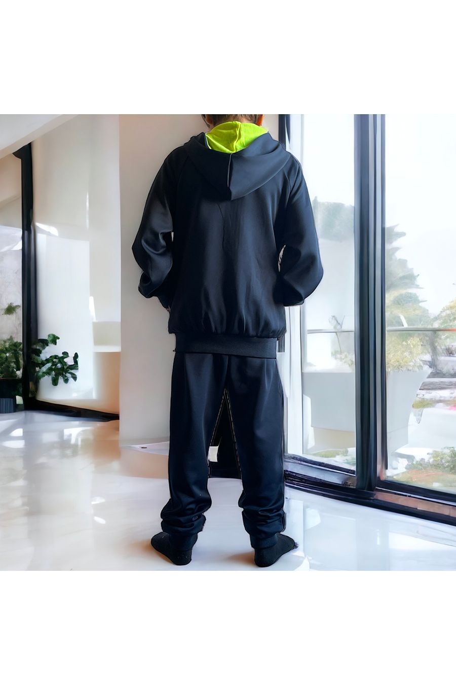 Children's set in black and white waterproof - 3