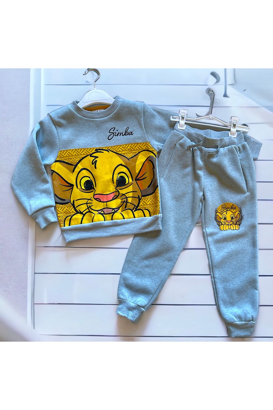 Ensemble enfant SIMBA en gris - 1
