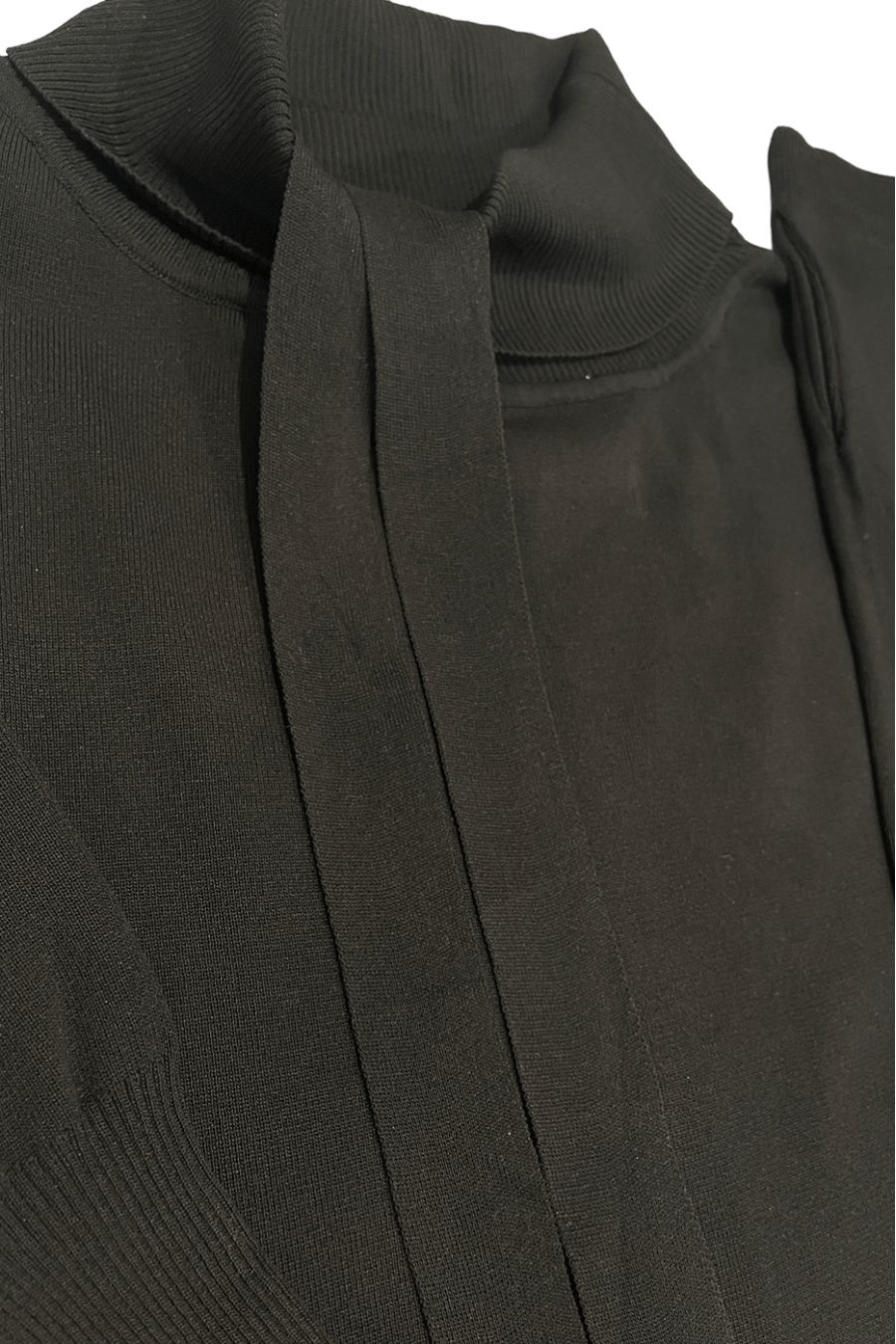 Oversized roll neck jumper and black palazzo set - 1