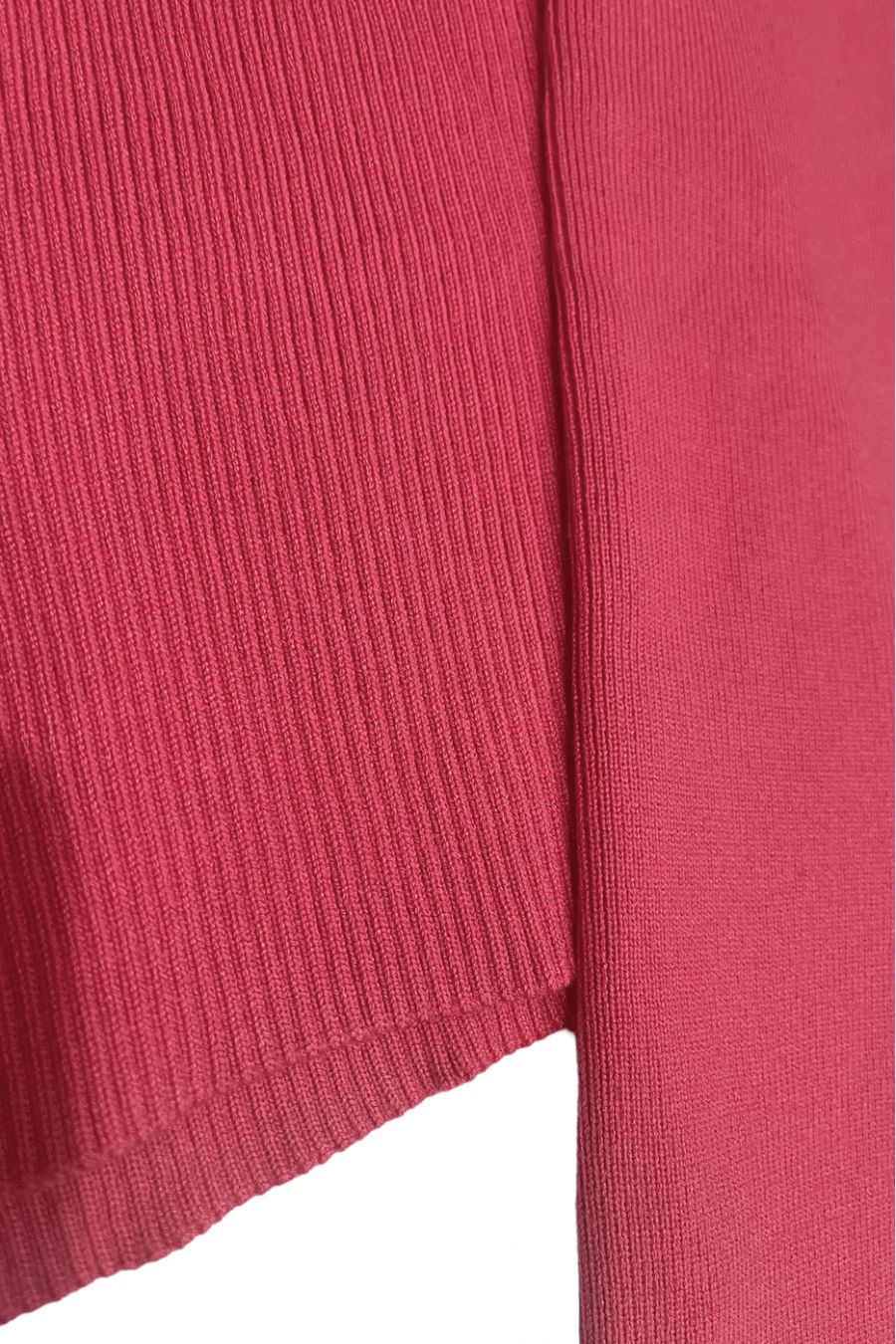 Set van zwarte oversized coltrui en stretch ribgebreide jegging - 5