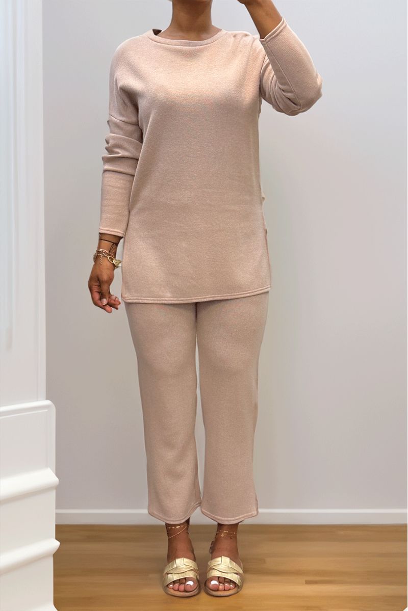 Pink tunic and pants set - 3