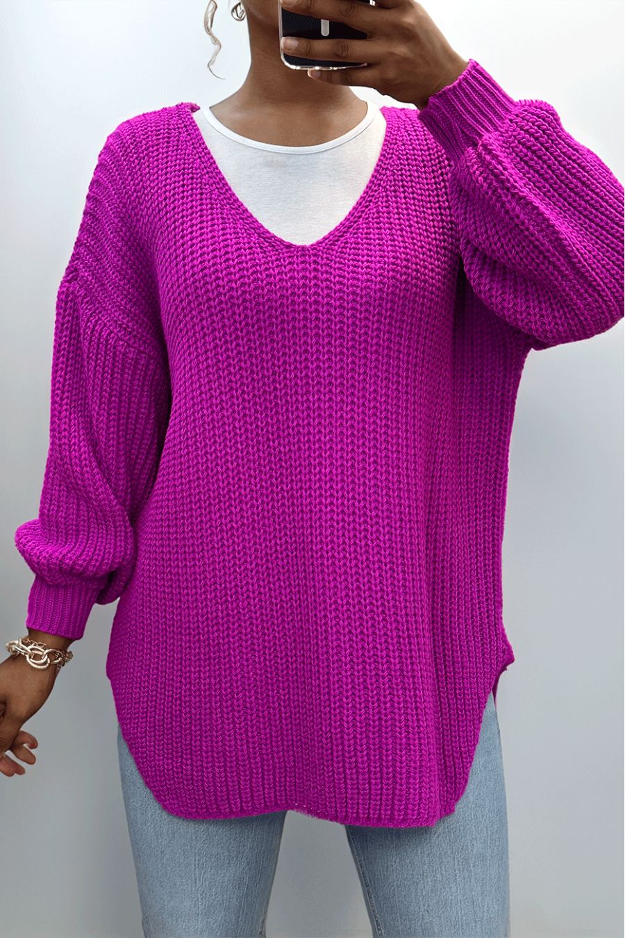 Pull ÉL violet 14 ans - trIScote