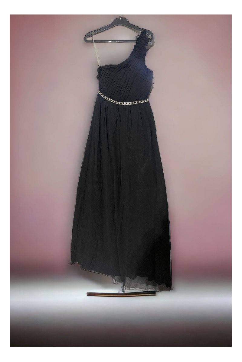 Black tunic dress with hood - 2