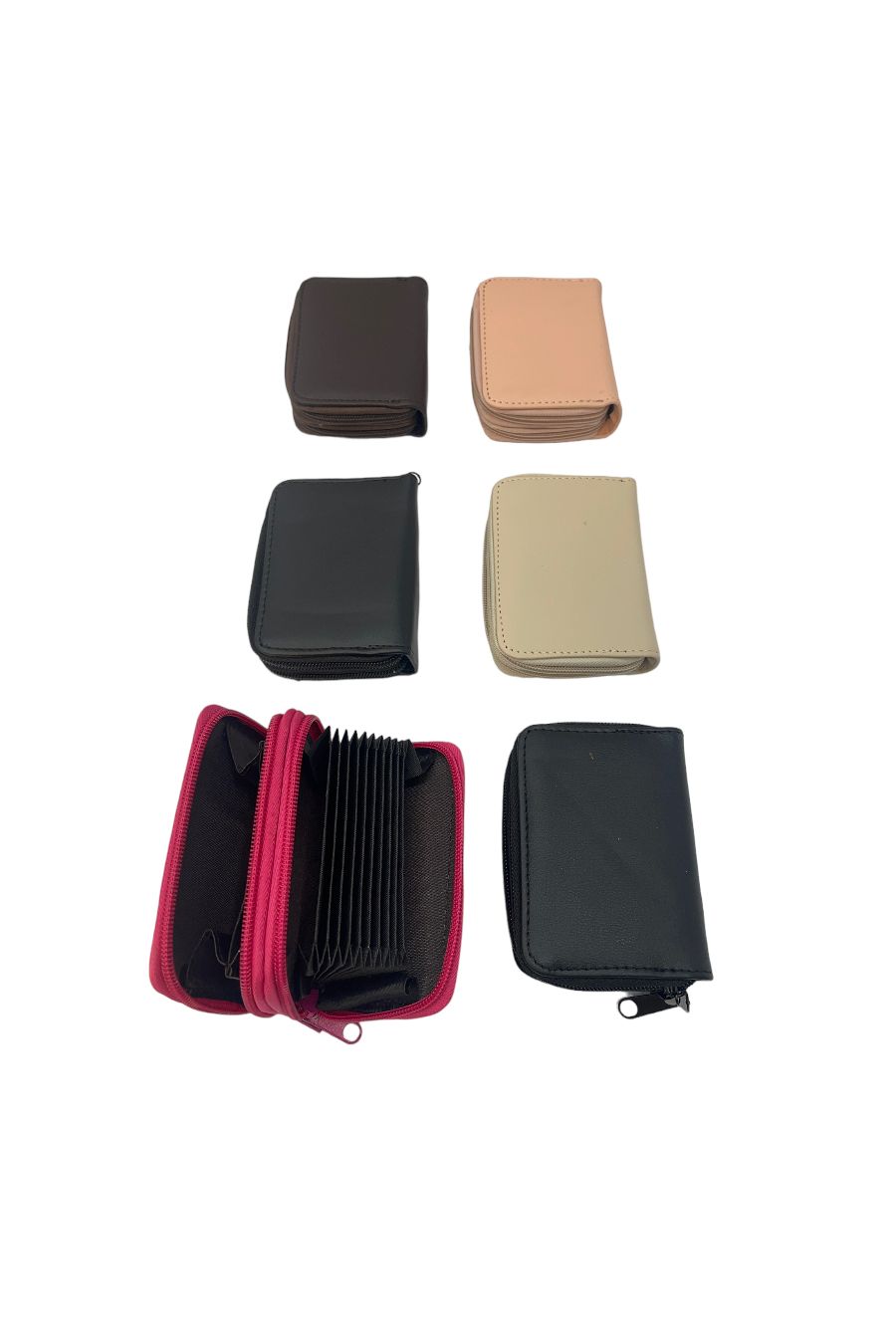 Lot de 6 portefeuilles couleurs mélangé - 2
