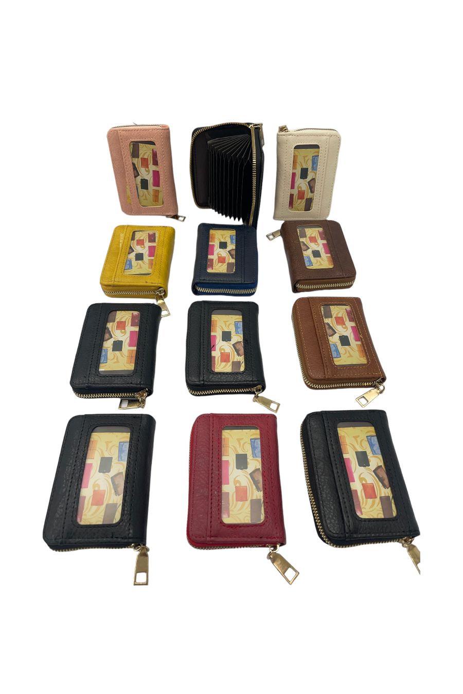 Lot de 12 portefeuilles porte-carte couleurs mélangé - 3