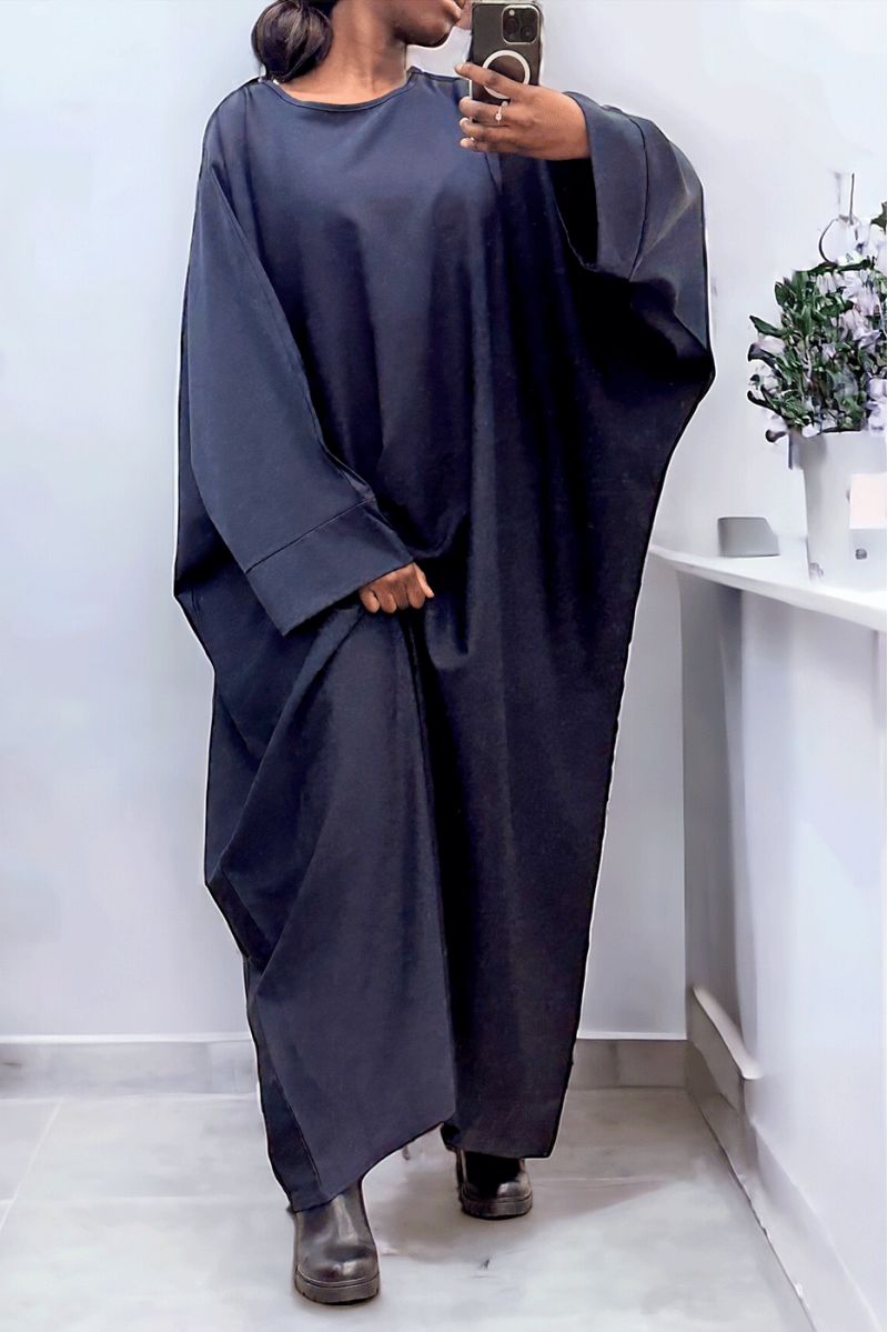 Abaya 2 piece dress and kimono in black - 2