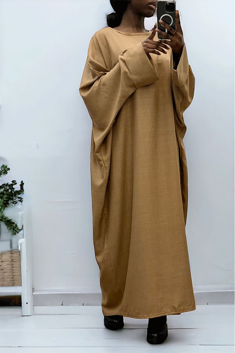 Very loose camel abaya (36-52) kimono cut - 3