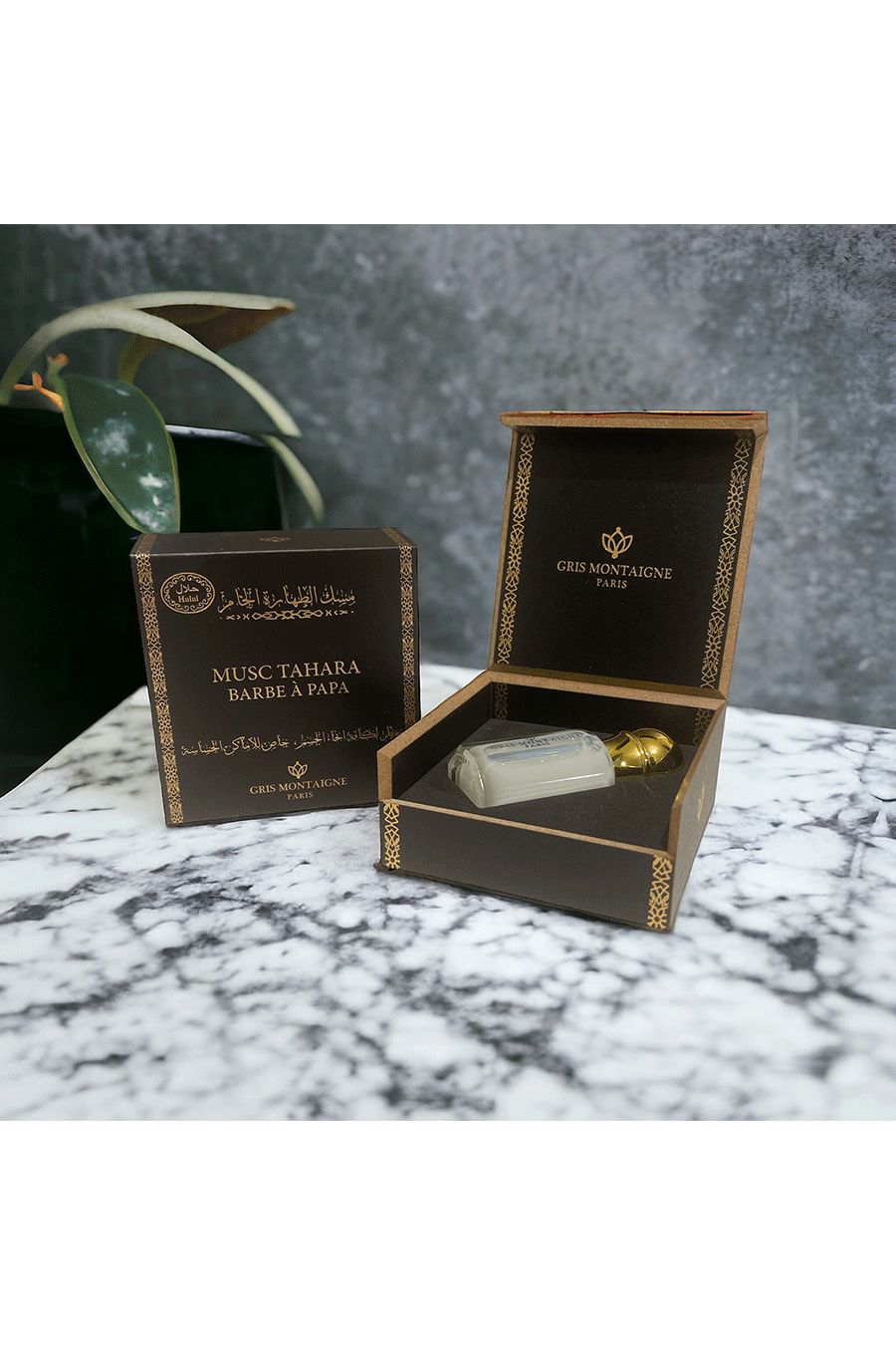 Musk tahara barbe à papa de Gris Montaigne paris  - 1