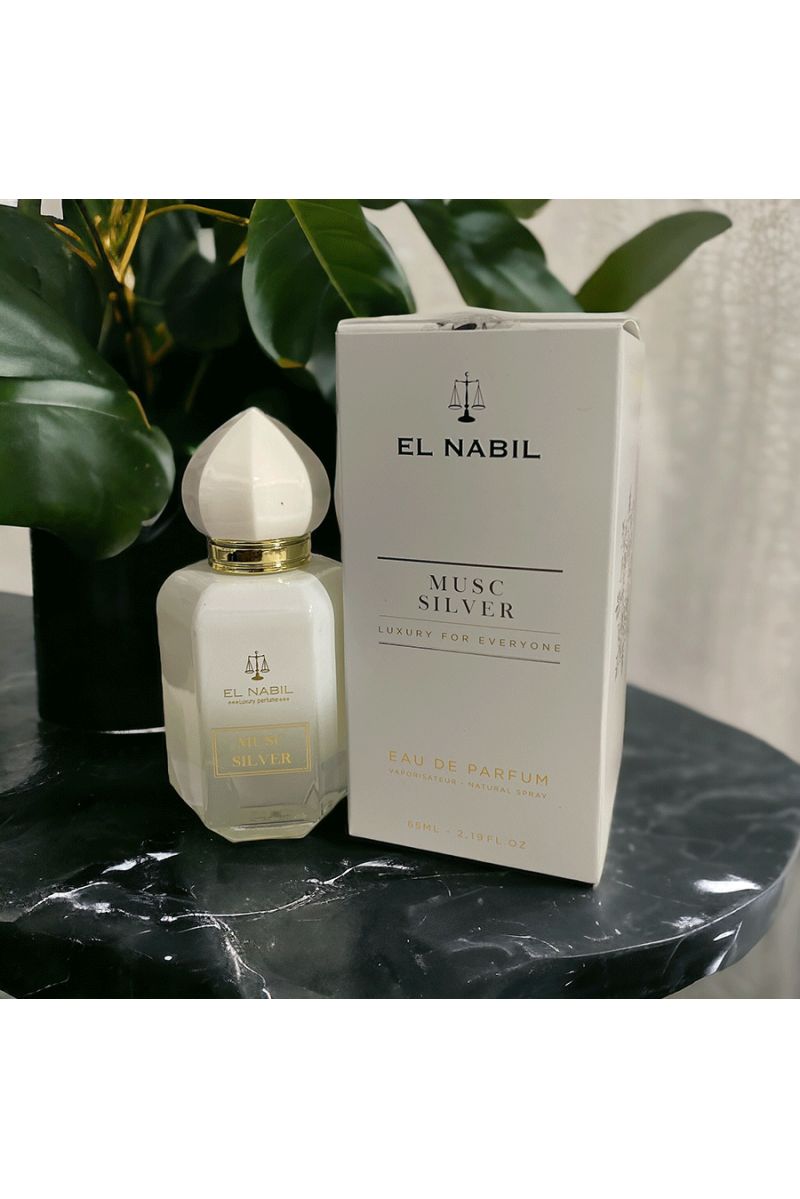 Eau de parfum MUSC SILVER EL NABIL 65ml - 1