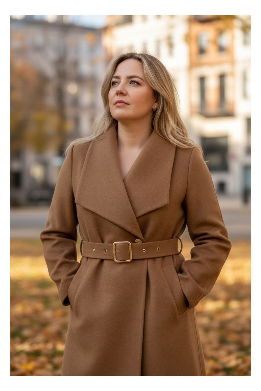 copy of  Trench-Coat Long Élégant Rouge - 2