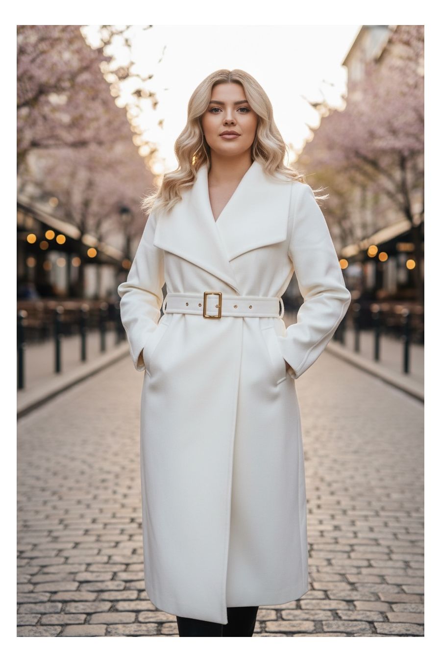 copy of  Trench-Coat Long Élégant Rouge - 1