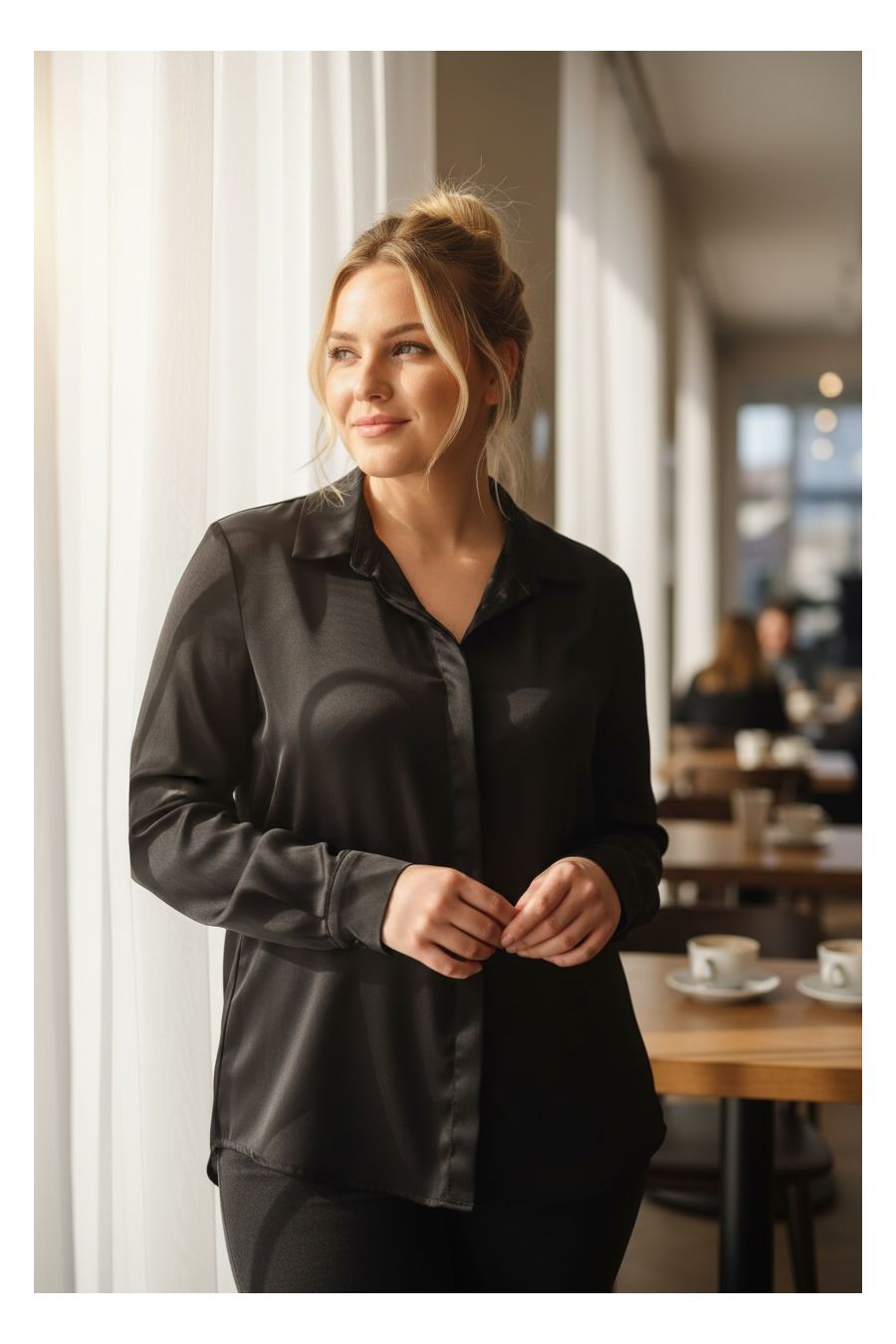 copy of  Chemise Fluide Satinée – Élégance & Confort - 2