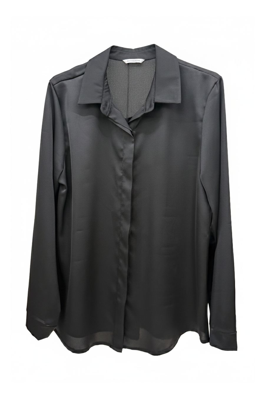 copy of  Chemise Fluide Satinée noire – Élégance & Confort - 3