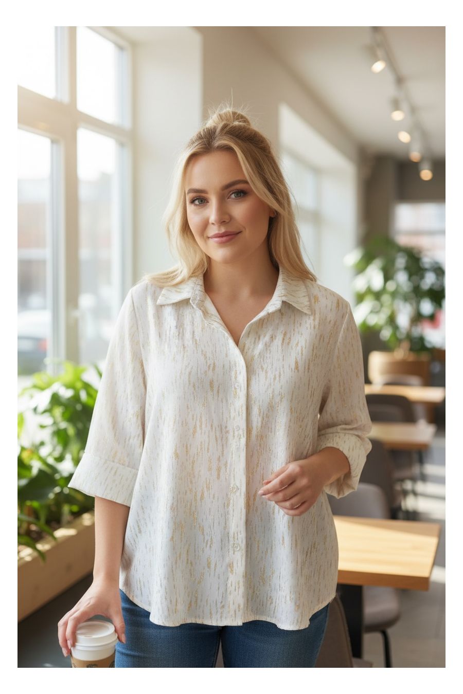 Chemise Fluide Blanc Pur – L’Essentiel Chic - 2