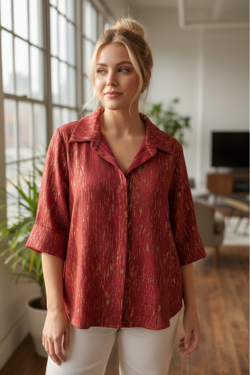 copy of  copy of  copy of  copy of  Chemise Fluide Satinée – Élégance & Confort - 1