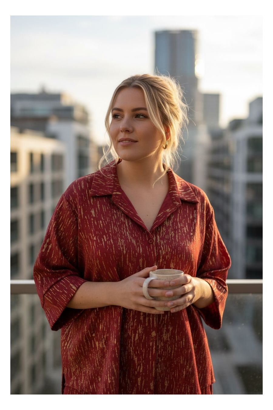 Chemise Fluide Rouge Passion – L'Éclat Absolu - 2