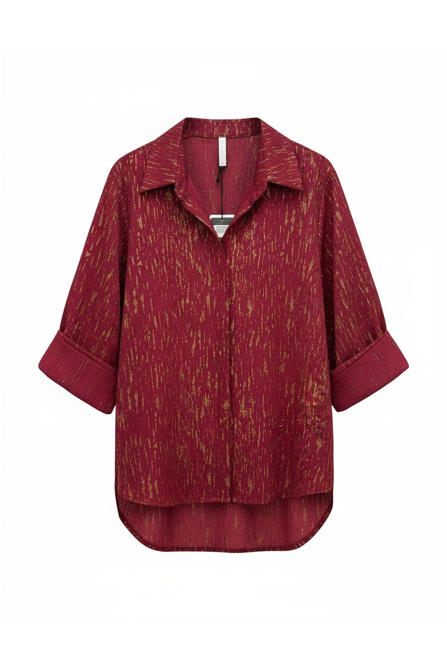 Chemise Fluide Rouge Passion – L'Éclat Absolu - 3