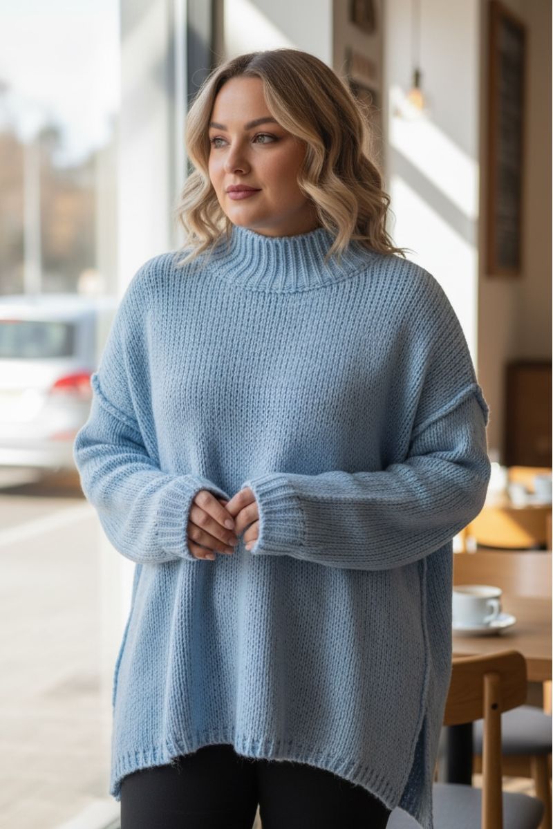 copy of  copy of  copy of  Black knit tunic with accessories - 1