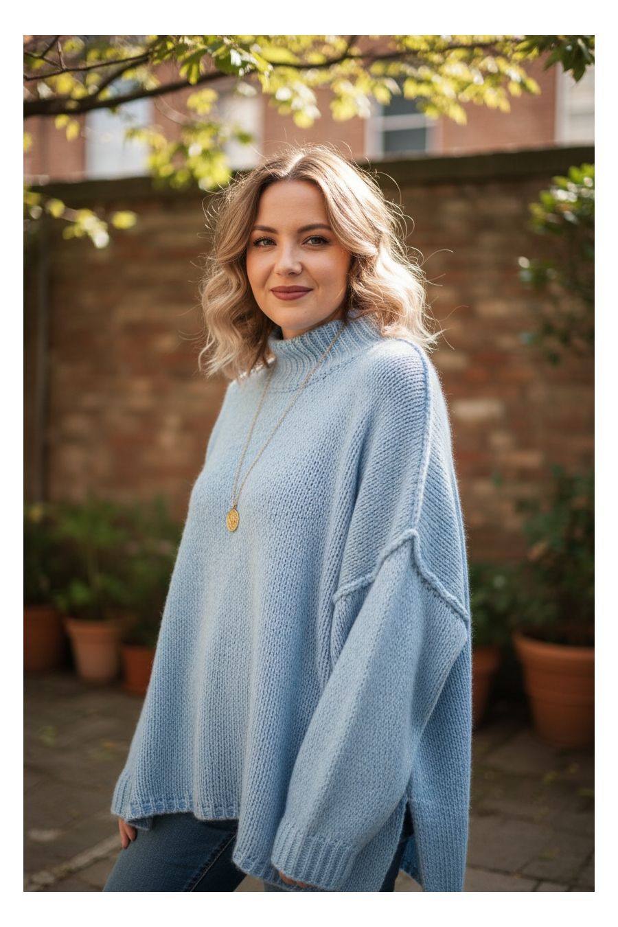 copy of  copy of  copy of  Black knit tunic with accessories - 2