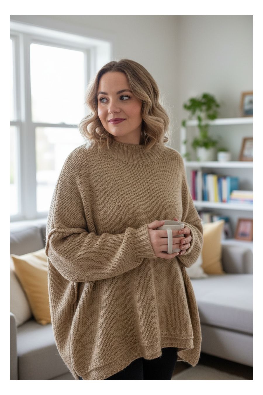 copy of  copy of  copy of  copy of  copy of  Black knit tunic with accessories - 1