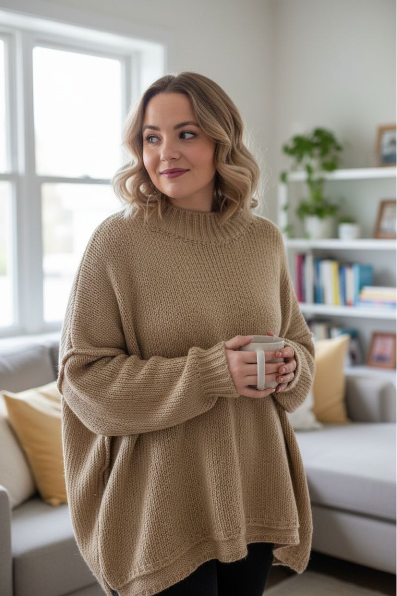 copy of  copy of  copy of  copy of  copy of  Black knit tunic with accessories - 1