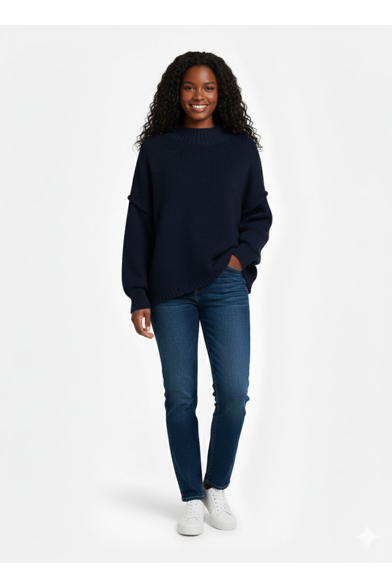 copy of  copy of  copy of  copy of  copy of  Black knit tunic with accessories - 1