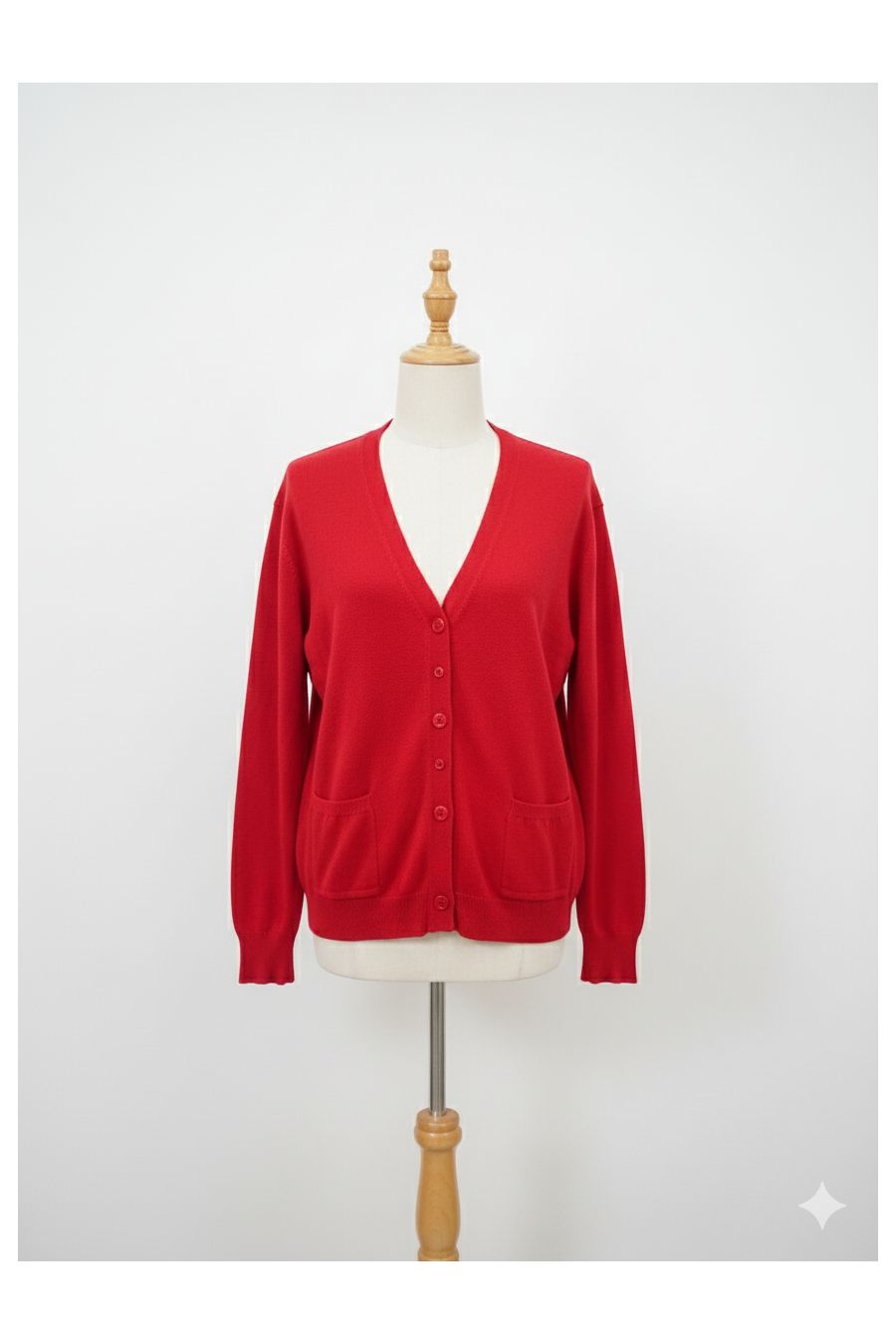 copy of  copy of  copy of  Long burgundy cardigan with long sleeves - 2