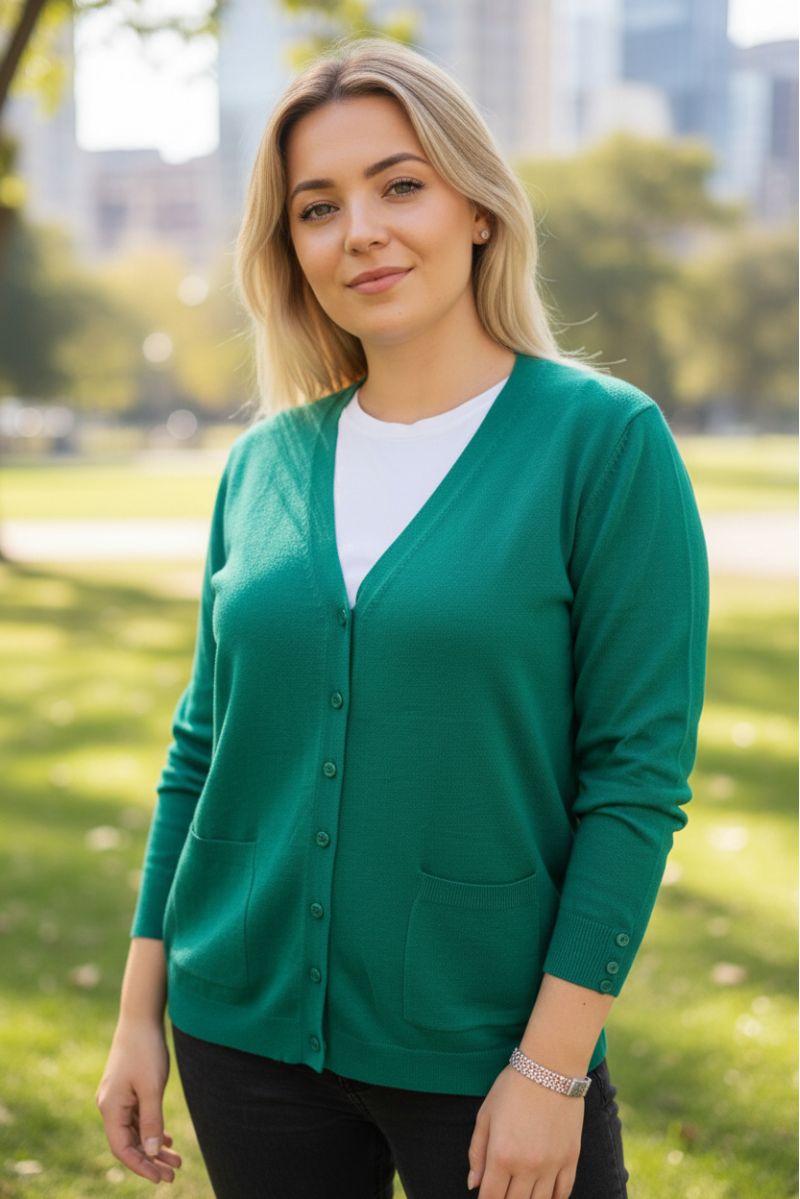 copy of  copy of  Long burgundy cardigan with long sleeves - 1