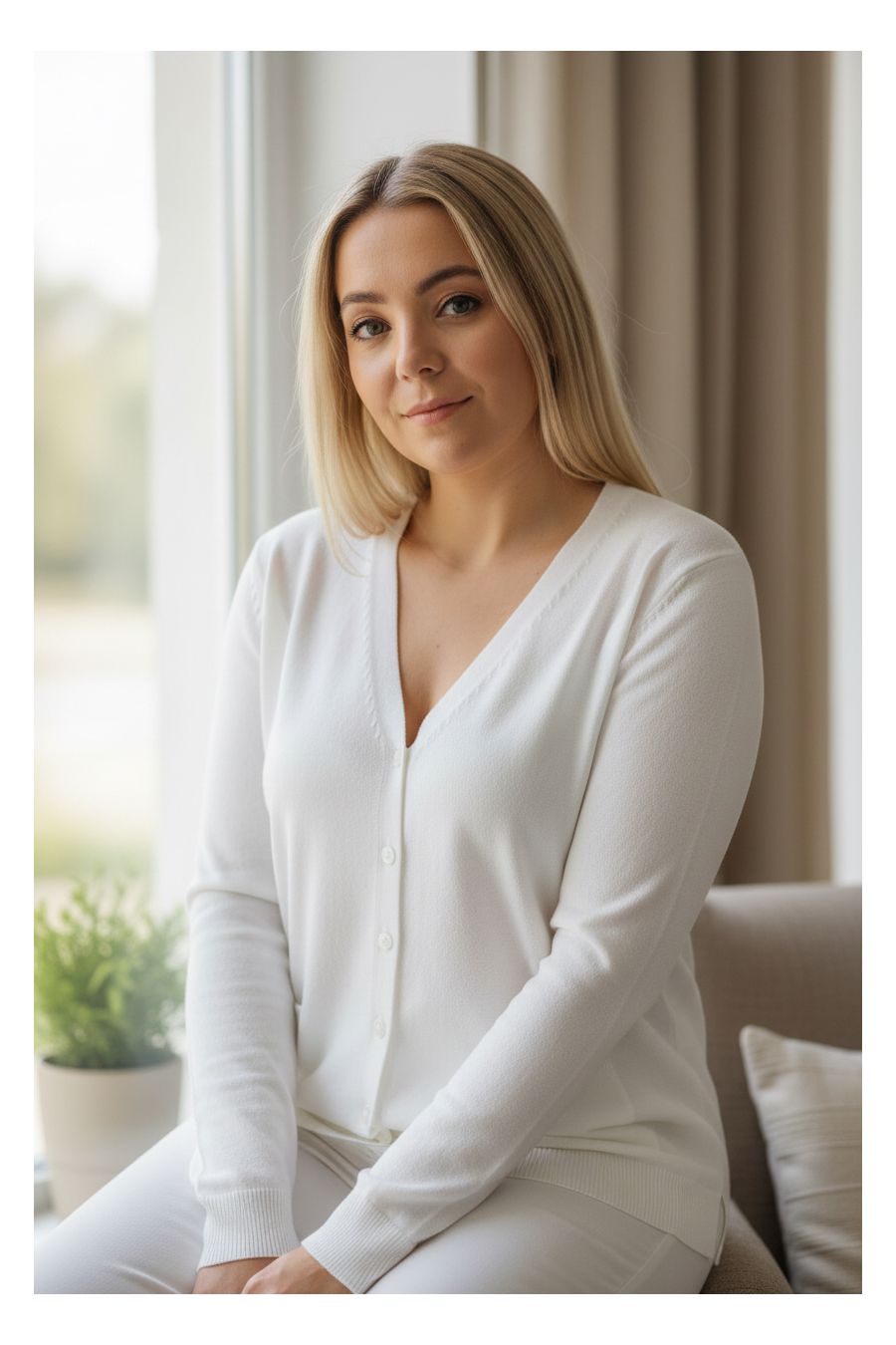 copy of  copy of  copy of  Long burgundy cardigan with long sleeves - 1