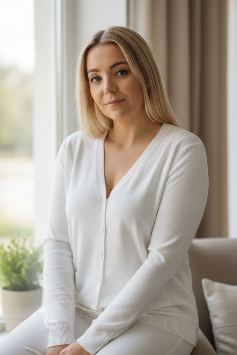 copy of  copy of  copy of  Lang bordeaux vest met lange mouwen - 1