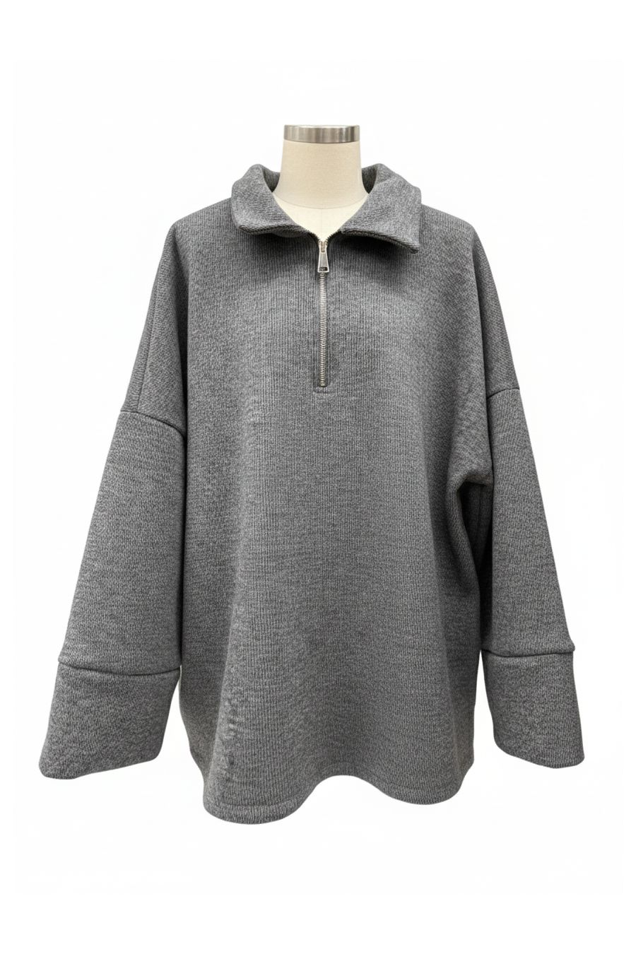 copy ofcopy ofSweat Oversize à Col Zippé – Douceur & Style Italien