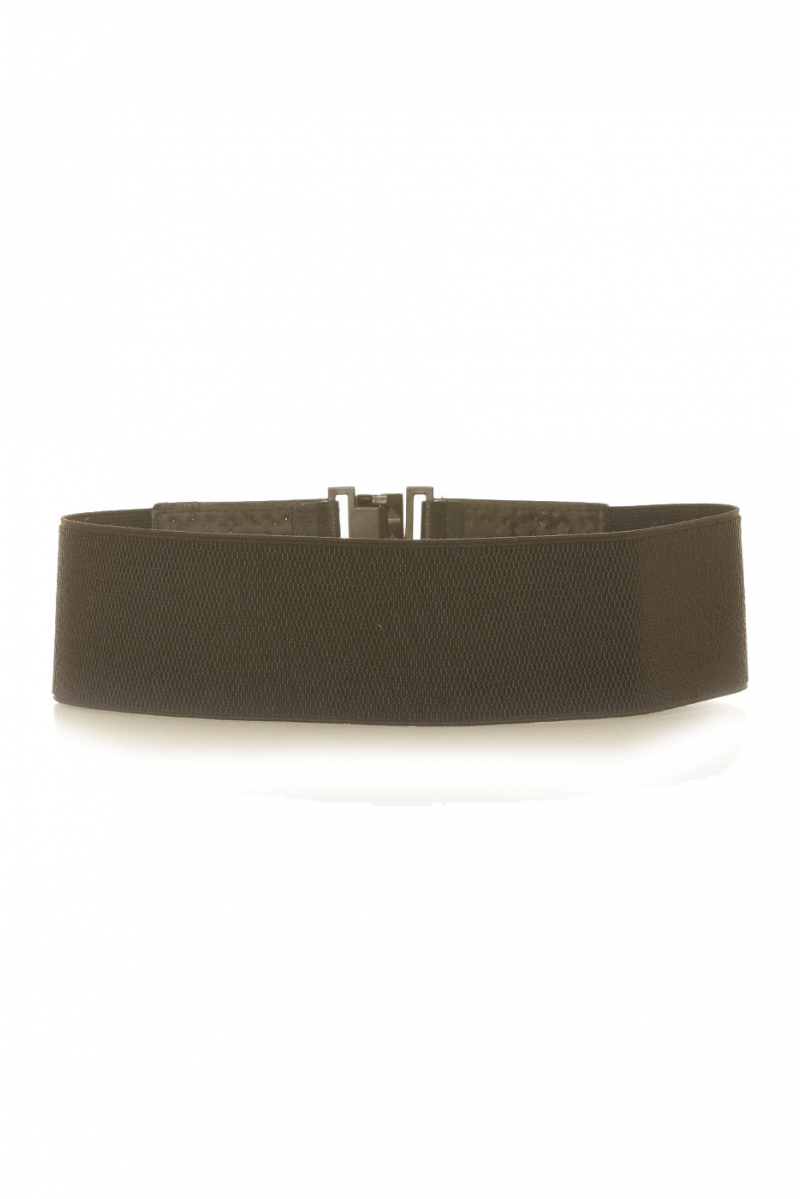 Wide brown belt with studded effect on the front. SG0579 - 2